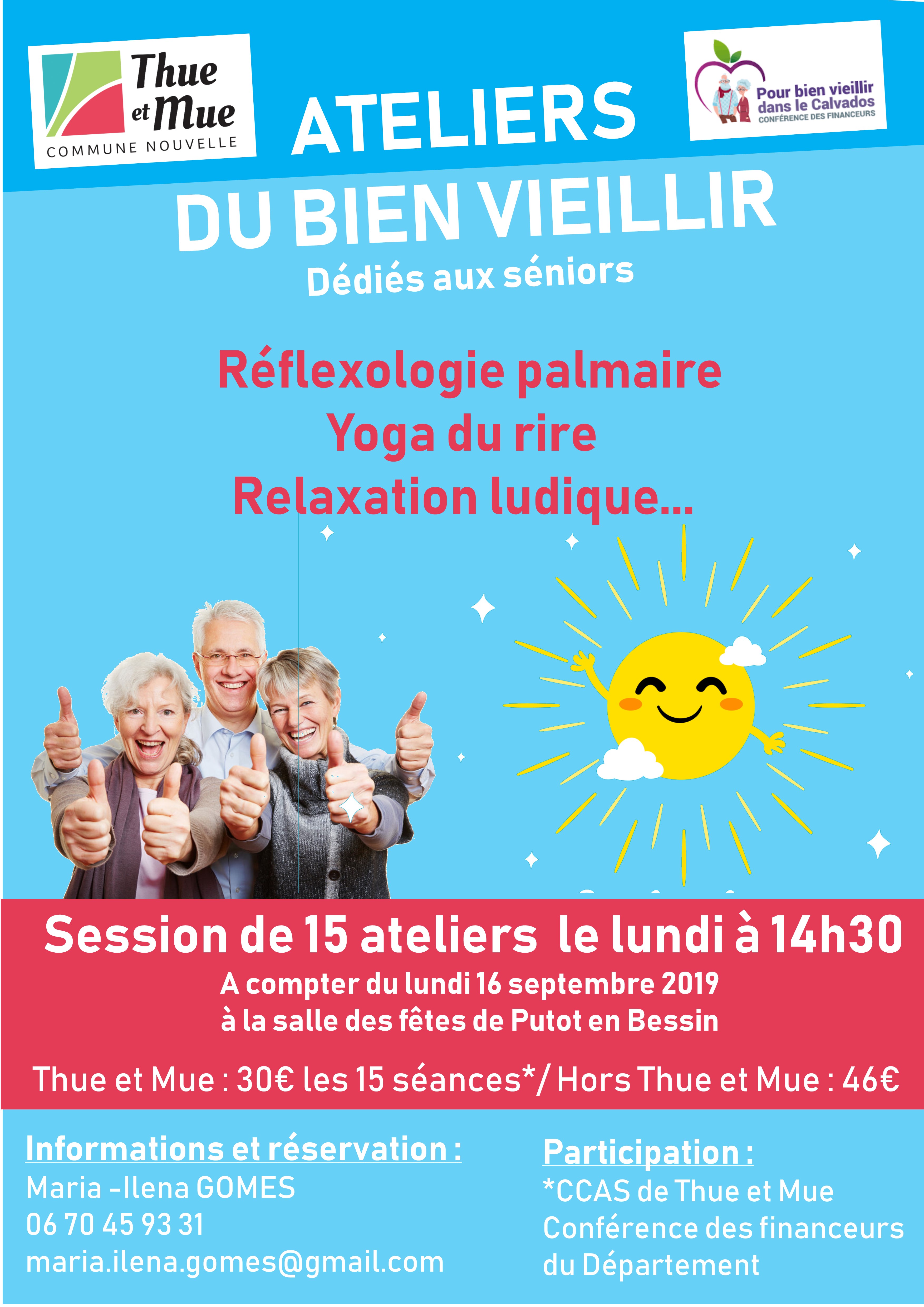 Affiche ateliers Bien vieillir