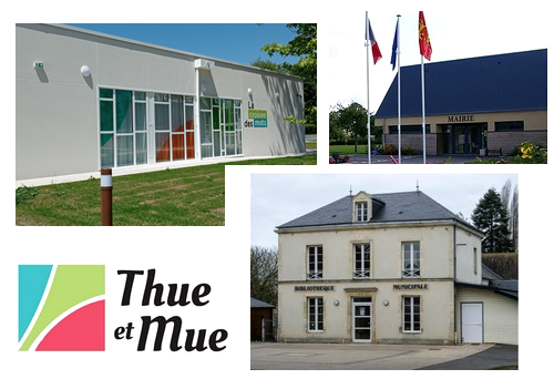 Vue des 3 bibliothèques de Thue et Mue