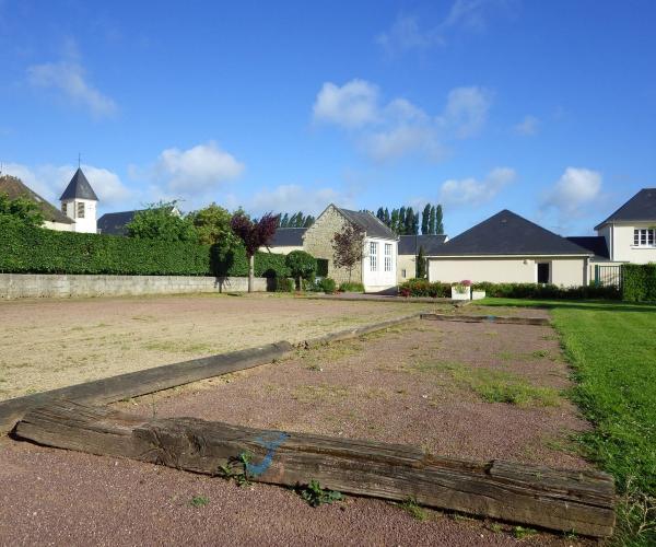 Le boulodrome du mesnil-Patry avant sa réfection