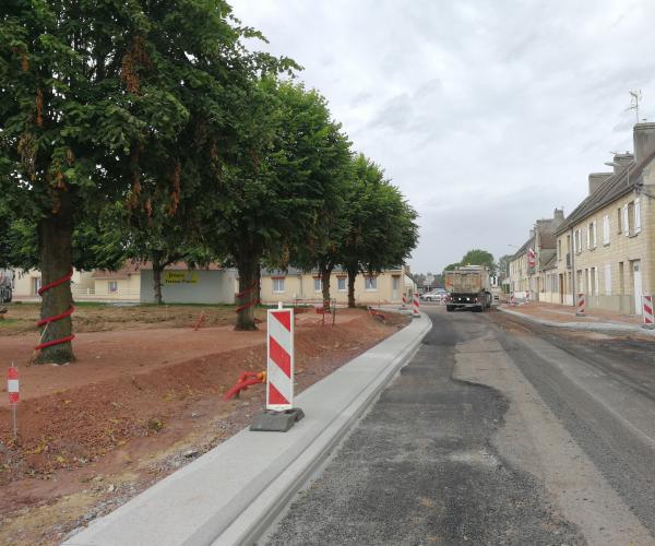 Place Robert Courteheuse en travaux