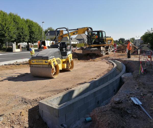 Place Robert Courteheuse en travaux