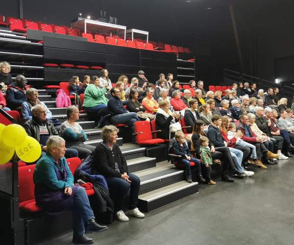 Un public conséquent, venu voir les démonstrations diverses