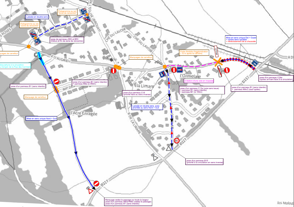 Plan de circulation 2024 Brouay