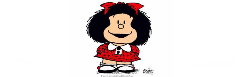 le personnage de bande-dessinée Mafalda